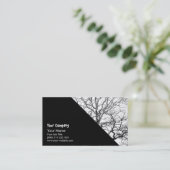 木の枝 名刺 (スタンド正面)