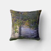 木の枝、日光、反射 クッション (裏面)