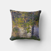 木の枝、日光、反射 クッション (正面)