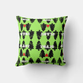 木の柄を植ファンキーえる装飾用クッション クッション (裏面)