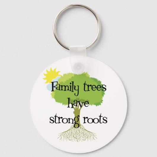 木の根が強い キーホルダー (正面)