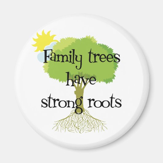 木の根が強い マグネット (正面)