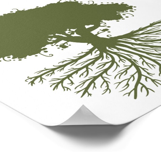 木の根 ポスター (角)