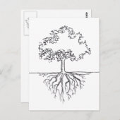 木の根 ポストカード (正面/裏面)