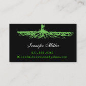 木の根 名刺 (裏面)