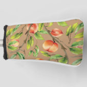 木の桃 ゴルフヘッドカバー (正面)