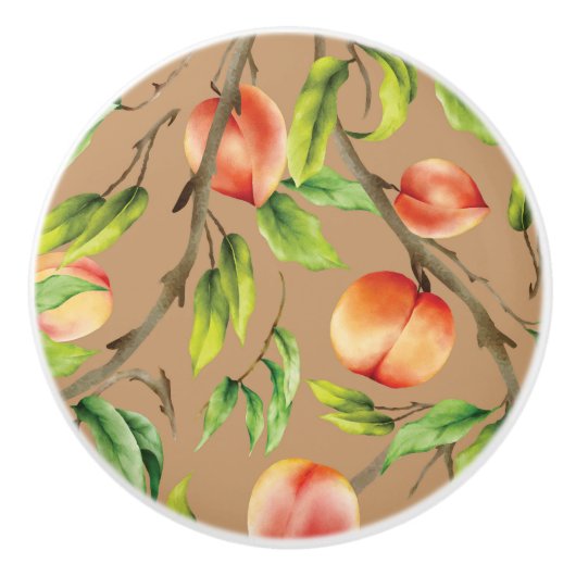 木の桃 セラミックノブ (正面)