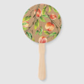 木の桃 ハンドファン (裏面)