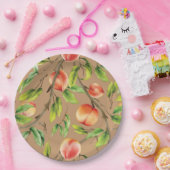 木の桃 ペーパープレート (パーティー)