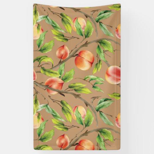 木の桃 横断幕 (縦)