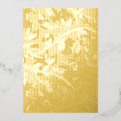 木の桃 箔招待状 (正面)