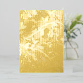 木の桃 箔招待状 (立ち正面)