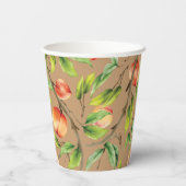 木の桃 紙コップ (裏面)