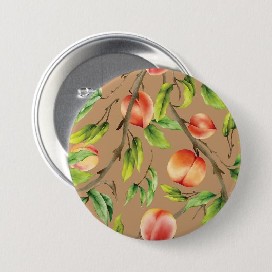 木の桃 缶バッジ (正面&裏面)