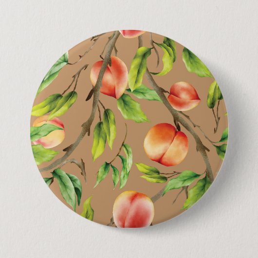 木の桃 缶バッジ (正面)