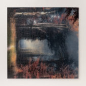 木の森の光への道 ジグソーパズル (横)