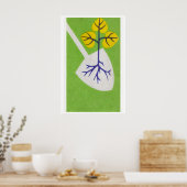 木の植樹 - マッチボックス プリント - 美しい壁 (キッチン)