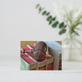 木の槌の名刺 名刺 (スタンド正面)