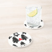 木の模様を植える コースター (側面)