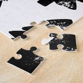 木の模様を植える ジグソーパズル (側面)