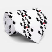 木の模様を植える ネクタイ (ロール)