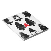 木の模様を植える ノートパッド (アングル)