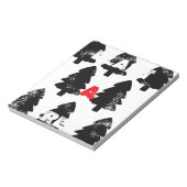 木の模様を植える ノートパッド (回転)