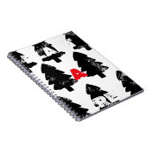 木の模様を植える ノートブック (右側)