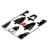 木の模様を植える ノートブック (左側)