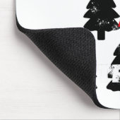 木の模様を植える マウスパッド (コーナー)