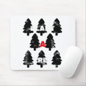 木の模様を植える マウスパッド (マウス)