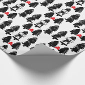 木の模様を植える ラッピングペーパー (角)