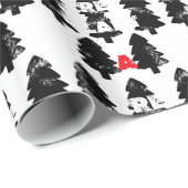 木の模様を植える ラッピングペーパー (ロールコーナー)