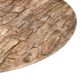 木の樹皮の質感、自然な木の背景。 カッティングボード (角)