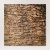 木の樹皮の質感、自然な木の背景。 ジグソーパズル (横)