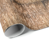 木の樹皮の質感、自然な木の背景。 ラッピングペーパー (ロールコーナー)