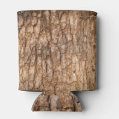 木の樹皮の質感、自然な木の背景。 缶クーラー (裏面)