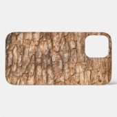 木の樹皮の質感、自然な木の背景。 Case-Mate iPhoneケース (裏面 (横))