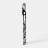 木の樹皮の電話ケース iPhone 16ケース (左側面)