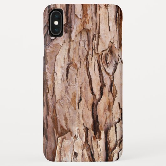 木の樹皮テクスチャー クールでユニーク Case-Mate iPhoneケース (裏面)