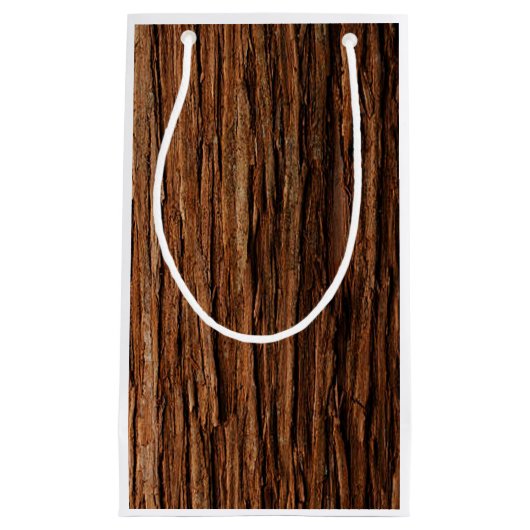 木の樹皮 スモールペーパーバッグ (正面)