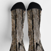 木の樹皮 ソックス (上部)