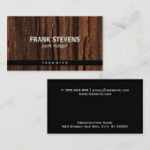 木の樹皮 名刺 (正面/裏面)