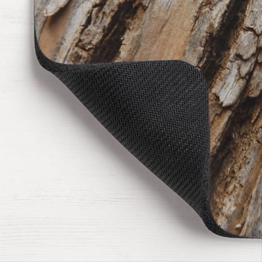 木の樹皮Iナチュラル抽象芸術テクスチャデザイン マウスパッド (コーナー)