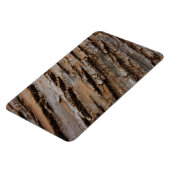 木の樹皮Iナチュラル抽象芸術テクスチャデザイン マグネット (左側)