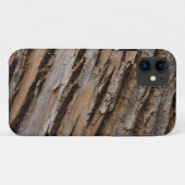 木の樹皮Iナチュラル抽象芸術テクスチャデザイン Case-Mate iPhoneケース (裏面(横))