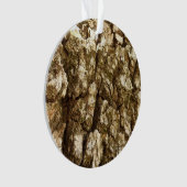 木の樹皮IIナチュラルテクスチャデザイン オーナメント (正面)