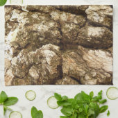 木の樹皮IIナチュラルテクスチャデザイン キッチンタオル (折り畳み)