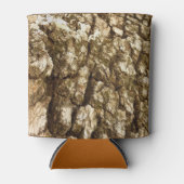 木の樹皮IIナチュラルテクスチャデザイン 缶クーラー (正面)