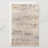 木の樺の木吠え声の白のフェルトの紙 便箋 (正面/裏面)